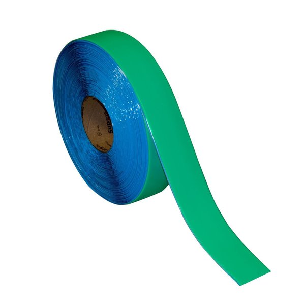 Superior Mark Floor Marking Tape, 2in x 100Ft , Green IN-40-209I